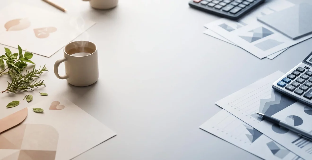 Scène professionnelle illustrant l'équilibre stratégique entre satisfaction des employés et maîtrise budgétaire en matière de protection sociale d'entreprise