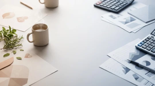 Scène professionnelle illustrant l'équilibre stratégique entre satisfaction des employés et maîtrise budgétaire en matière de protection sociale d'entreprise