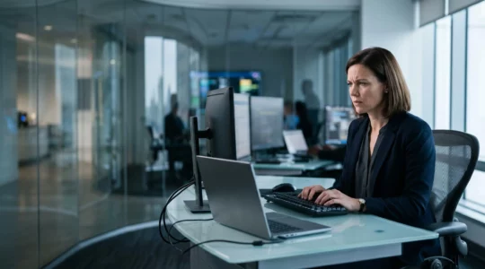 Équipe de sécurité informatique en situation de crise face à une cyberattaque ransomware